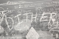 dither written on a chalk board